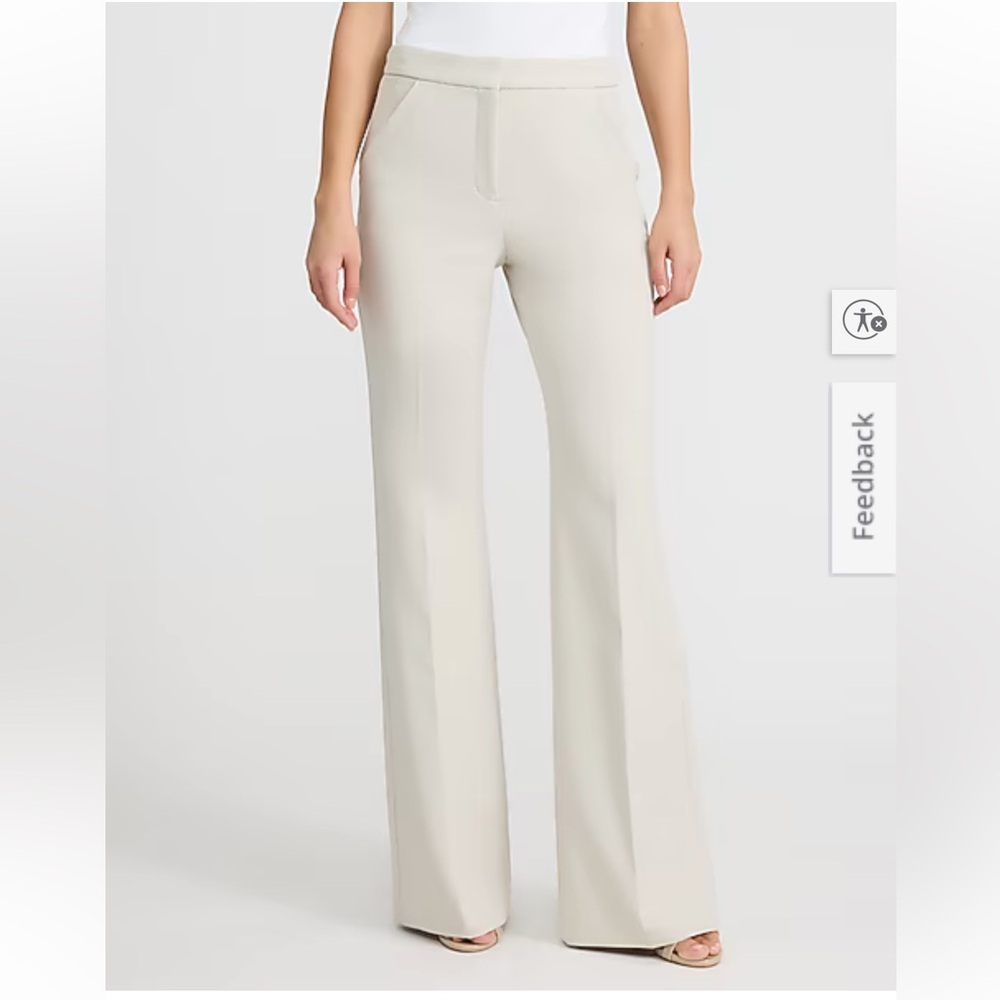 Express flare trouser super high rise.